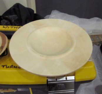 One of the bowls that Chris turned